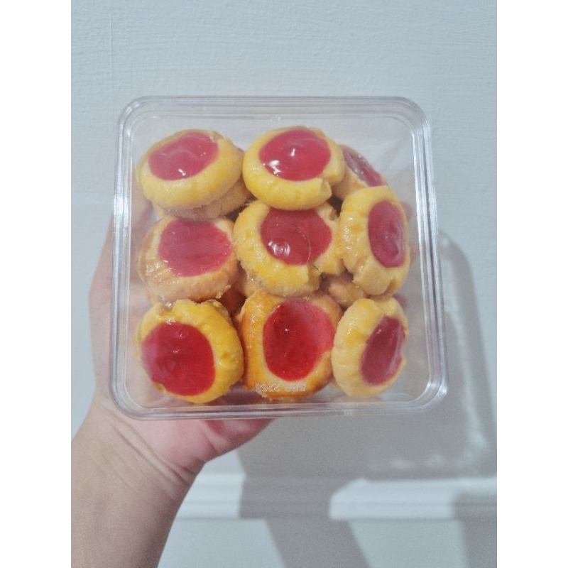 

Strawberry Thumprint Cookies Kue Kering Lebaran