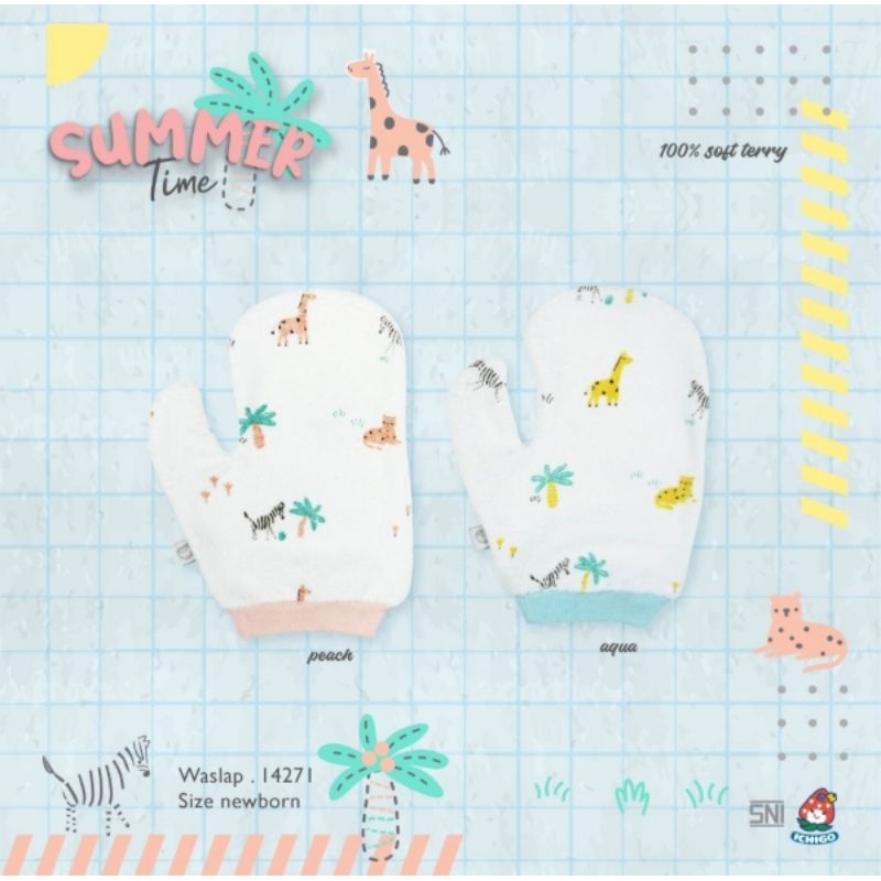 Ichigo 2Pc Washlap Summer Time IC-WST/2