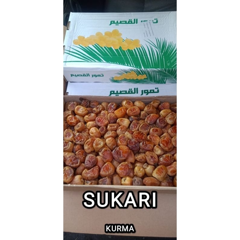 

Kurma Sukari Al Qasim Kurma Raja Kualitas Premium 1 kg