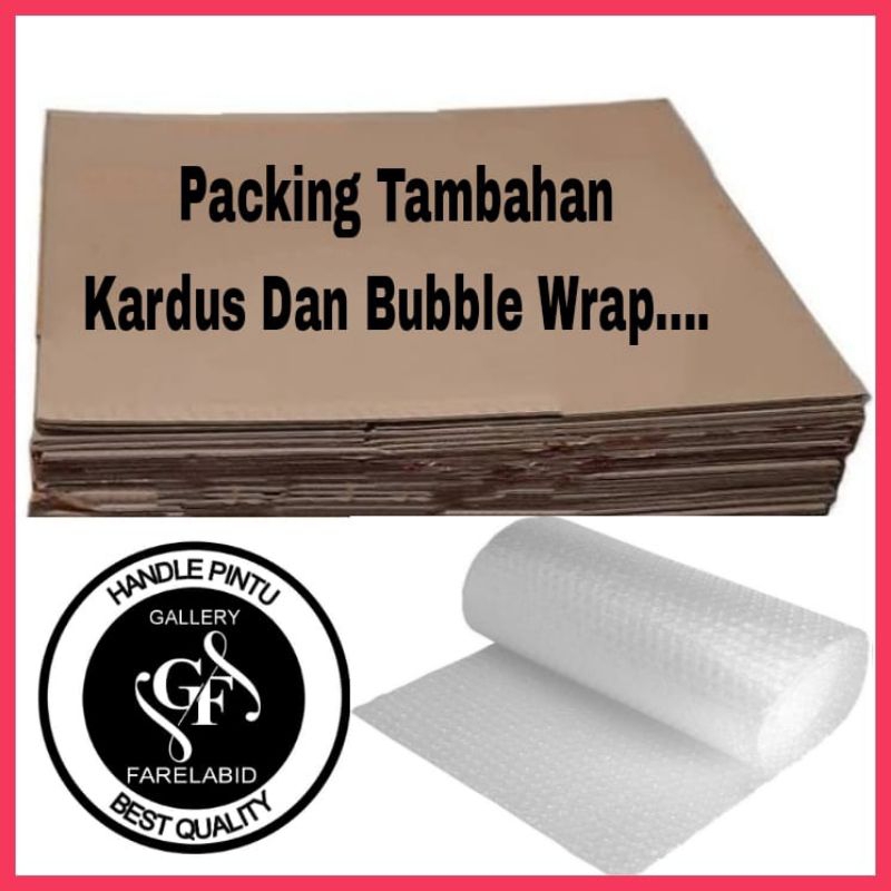 Ekstra Packing Kardus Dan Bubble Wrap