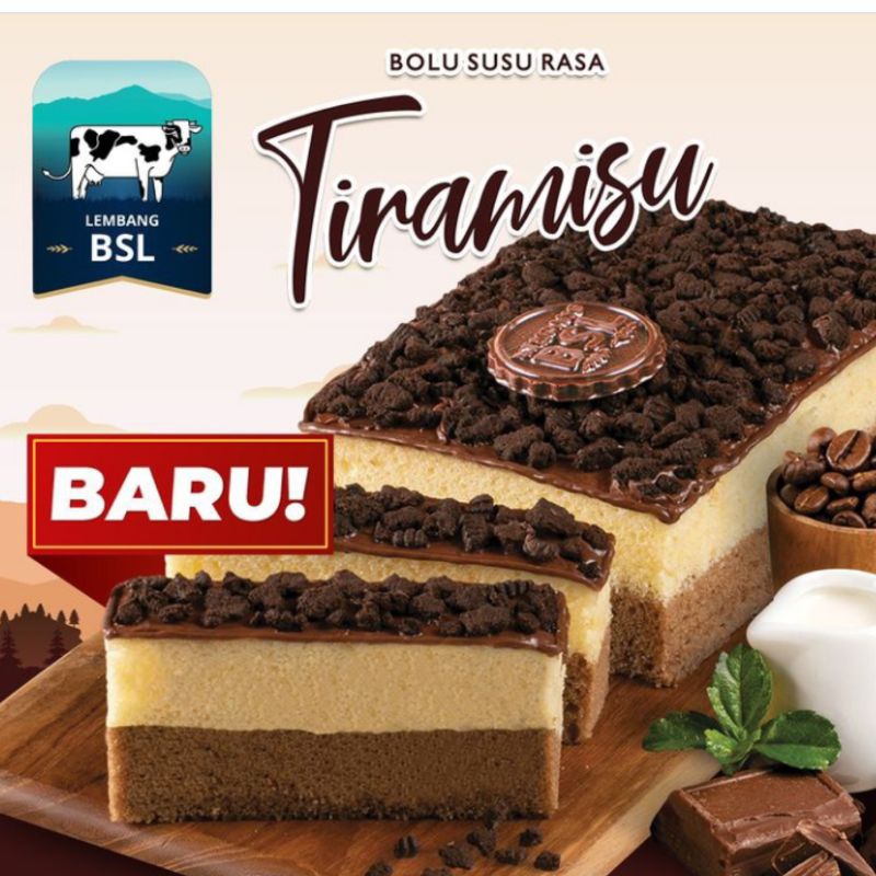 

Bolu susu lembang Tiramisu Premium (Bisa luar kota, Luar P.jawa)