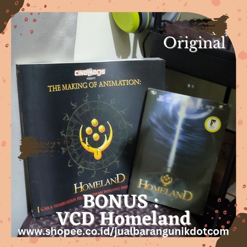 CINEMAGS present THE MAKING OF ANIMATION : HOMELAND + BONUS VCD ORIGINAL