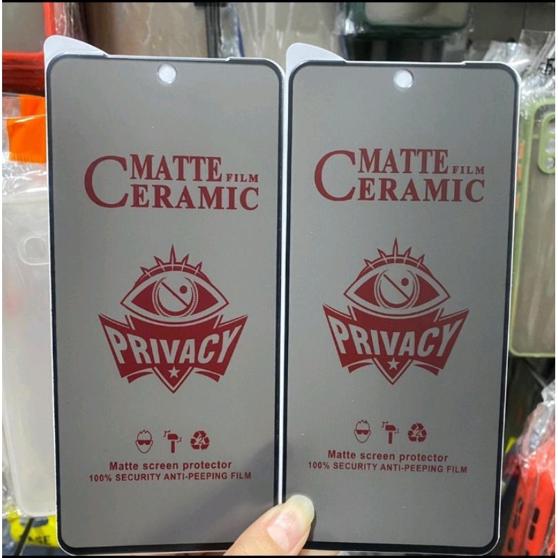 temperglass ceramic matte/temperglass privacy/temperglass anti intip