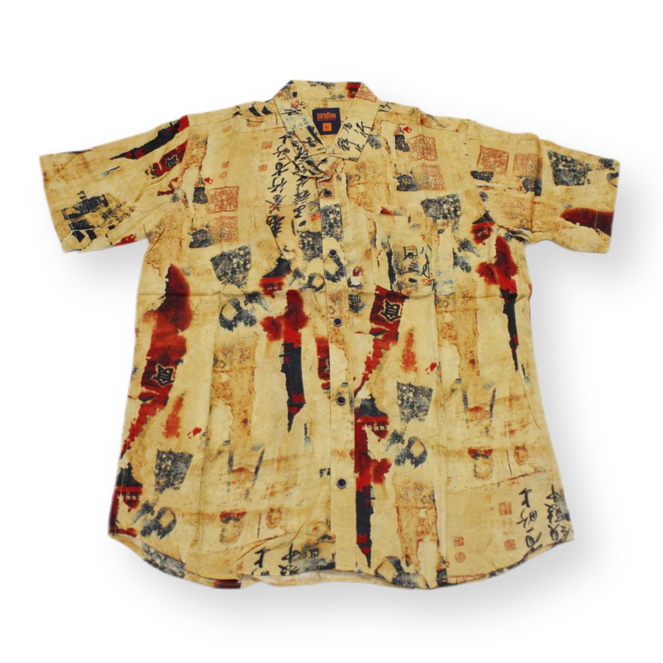 KEMEJA LENGAN PENDEK PARADOX RAYON MOTIF HAWAI PRIA TERBARU ORIGINAL
