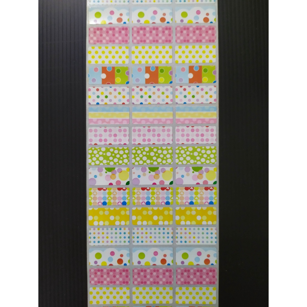 

Label Nama Waterproof - Polkadot