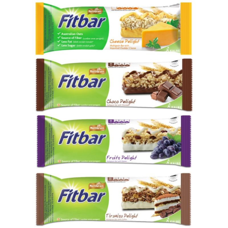 

Fitbar Cemilan Sehat Chocolate Fruits Tiramisu cheese 20g