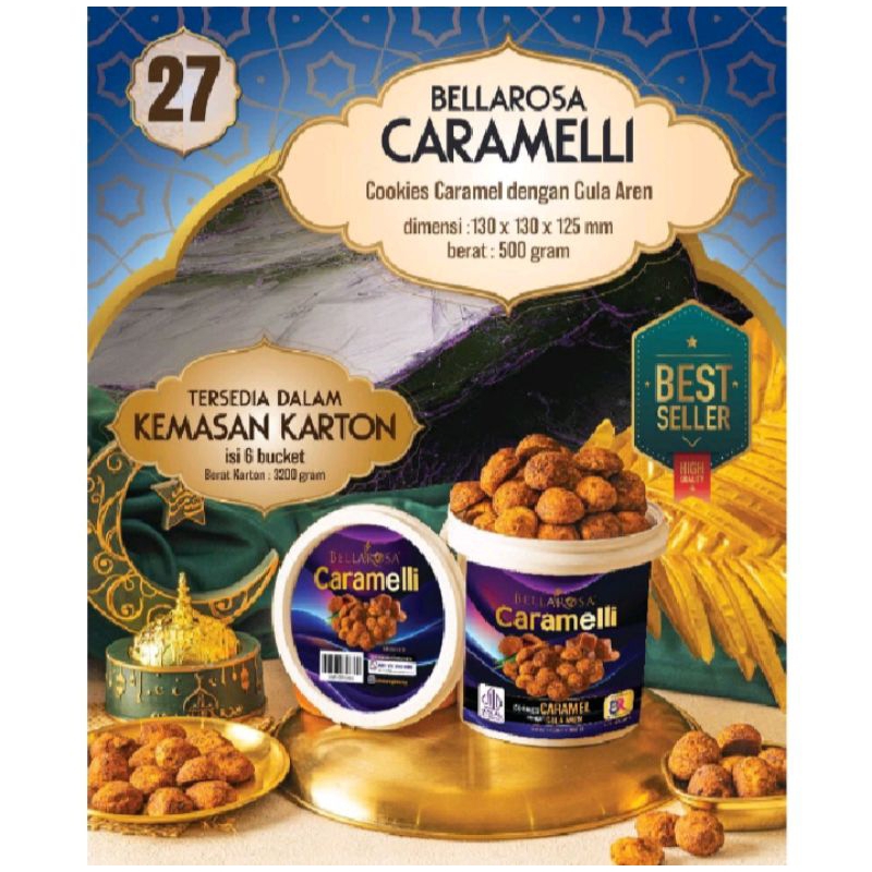 

(1pcs) BELLAROSA CARAMELLI GULA AREN / HAMPERS LEBARAN