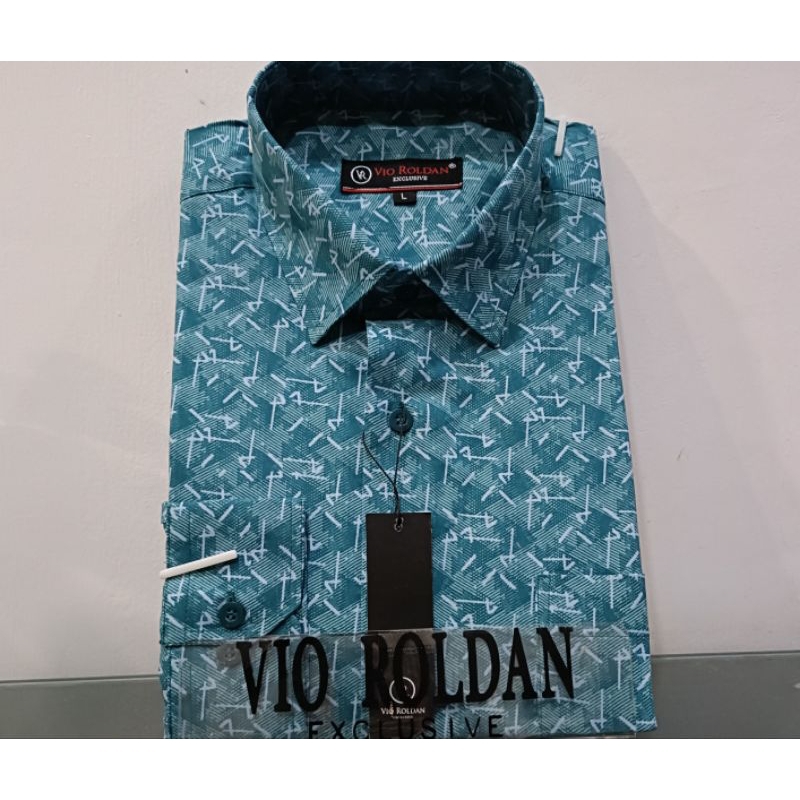 Kemeja Motif XXXL Lengan Panjang Pria Kemeja Katun Kemeja Kerja Kemeja Formal Kemeja Pria