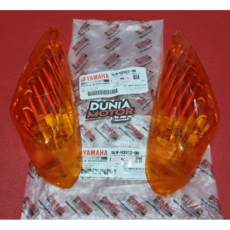 Mika sen nouvo lele original yamaha kiri kanan mika lampu sen kaca lampu sen nouvo mika depan sen no