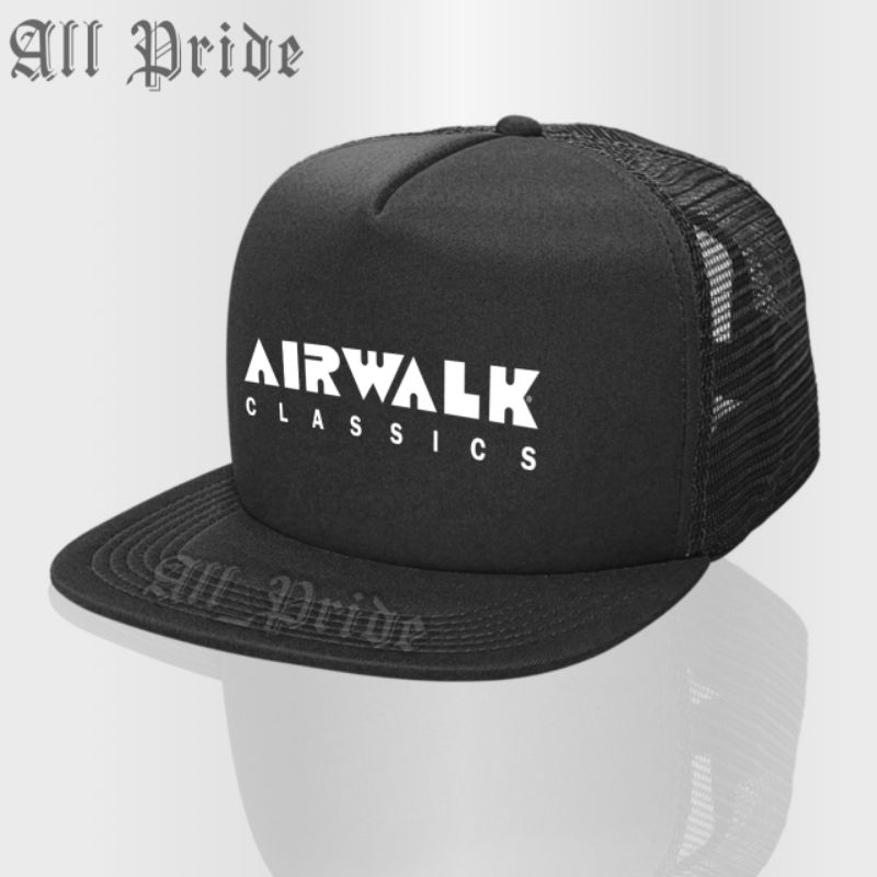 Topi Snapback Jaring/Snapback Trucker Hats/Topi Distro Pria Wanita Premium/AIRWALK CLASSICS