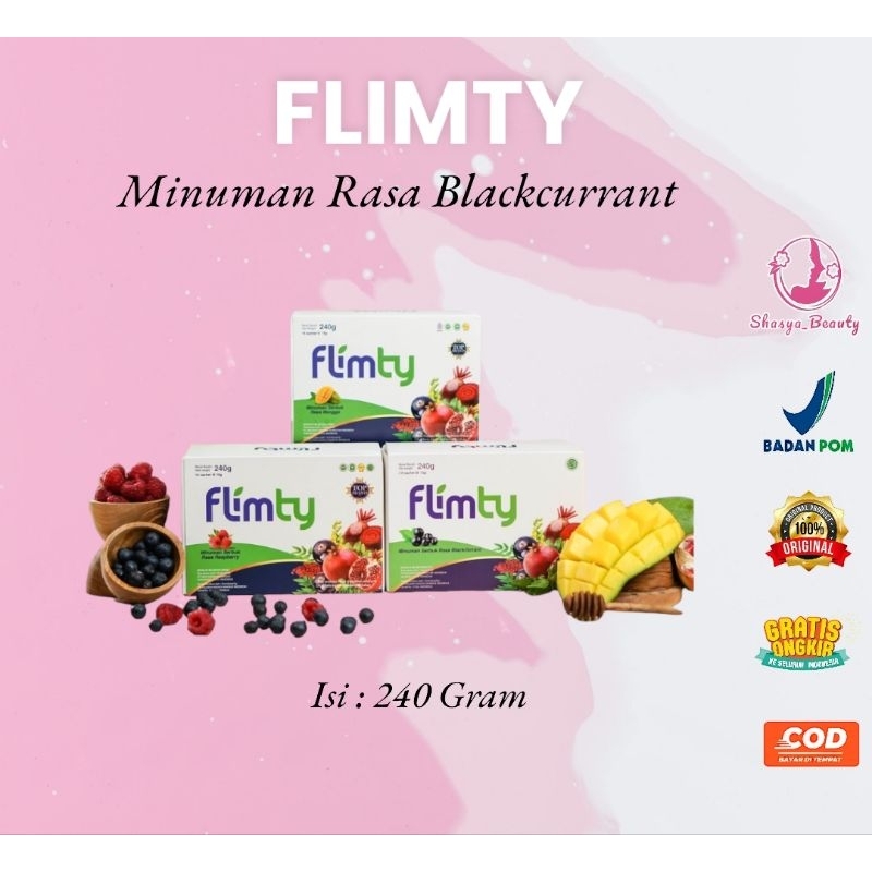 

Flimty Minuman Serbuk Rasa Blackcurrant/Sachet