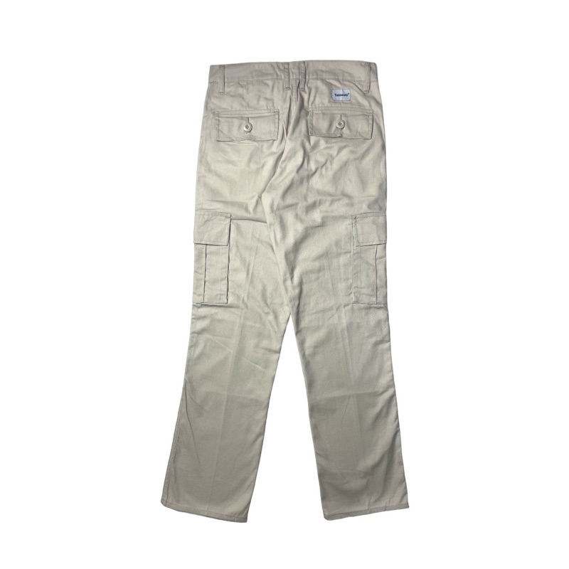 Transworld Celana Cargo Panjang Pria Legular Army Hitam Khaki Cream