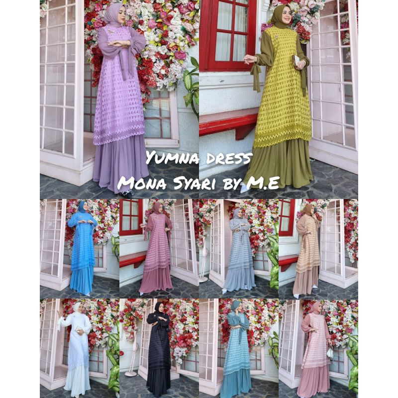 YUMNA DRESS DRESS MONA SYARI BY ME