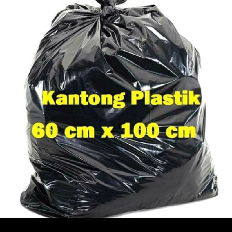 ( Grosir ) Kantong Hitam Plastik Sampah Ukuran 60x100 90x120