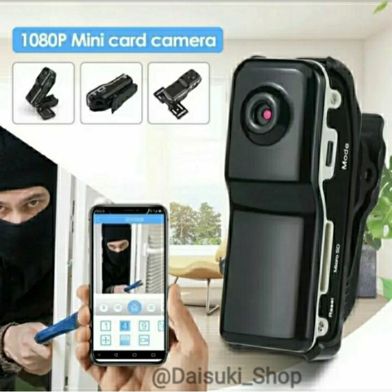 Kamera mini vlog / Camera Video Vlog / Camera CCTV / Kamera Mini CCTV / Camera Poket/saku mudah di l