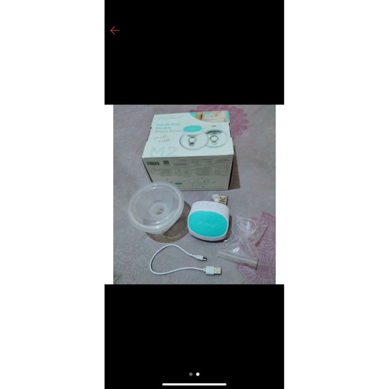 pompa asi electric mooimom handsfree breast pump preloved second