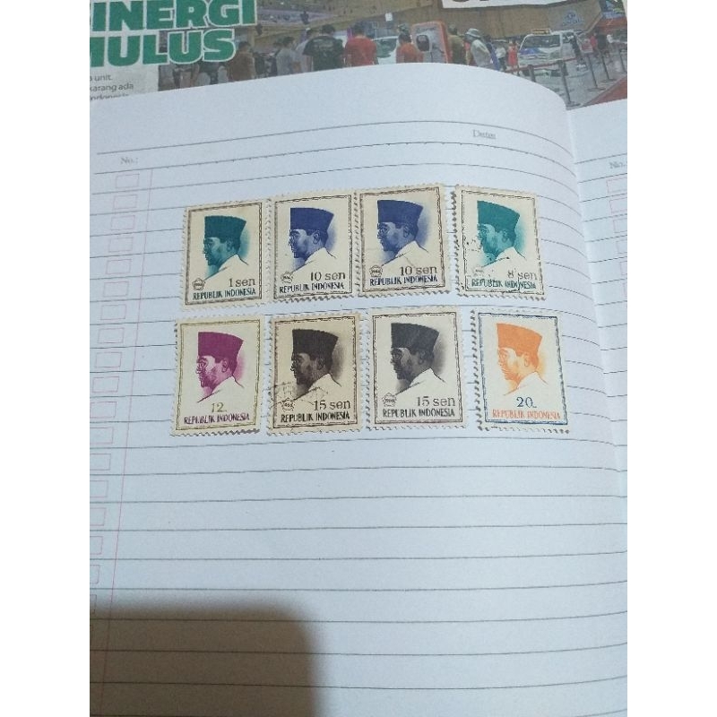 

Perangko Kuno Soekarno 1966 8Pcs(Bekas)
