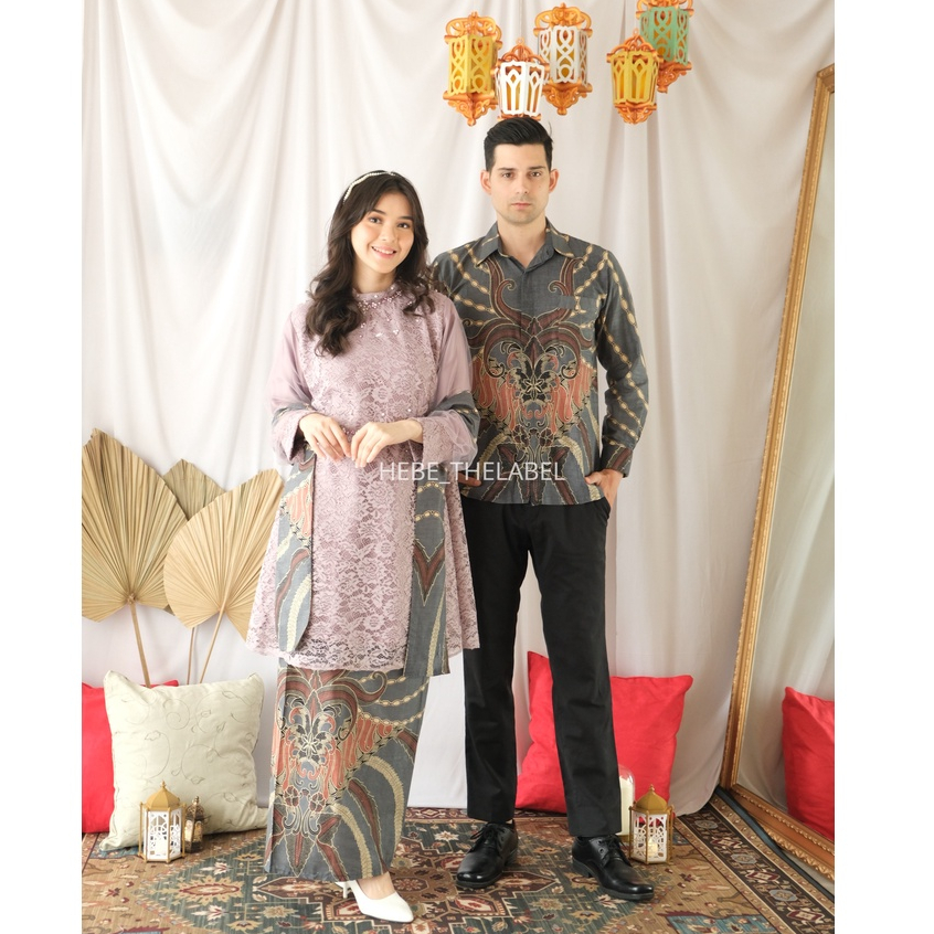 Sabria Batik Set Kebaya - ( Available Couple Pria Wanita )