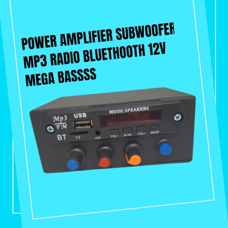AEBDG Power ampli mini bluetooth  stereo plus subwoofer / AMPLI SUBWOOFER/ power amplifier mini 12 v