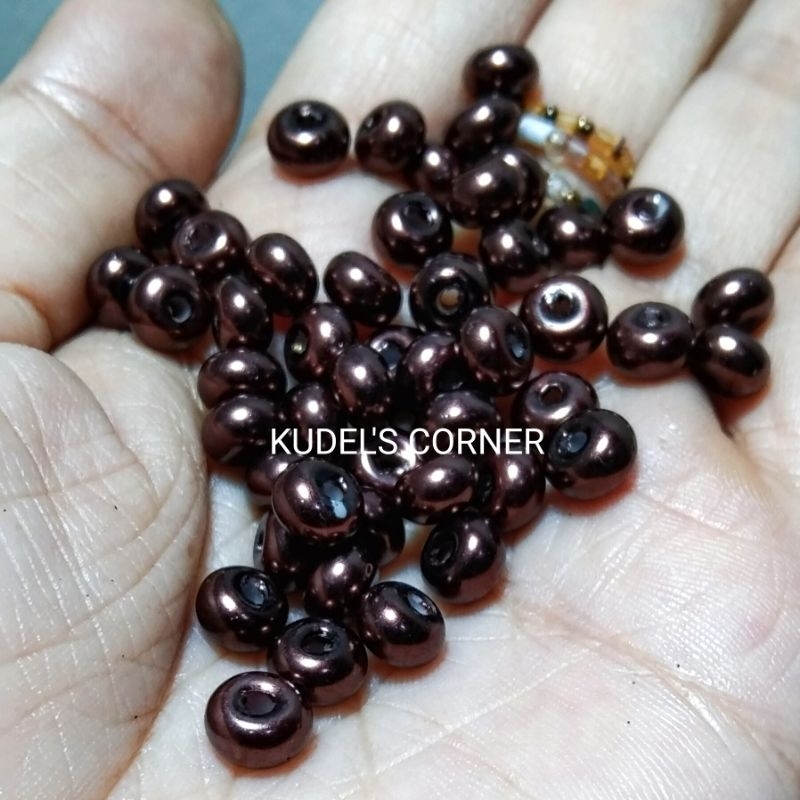 40pcs mutiara jagung 6mm/ mutsin/ mutiara berat