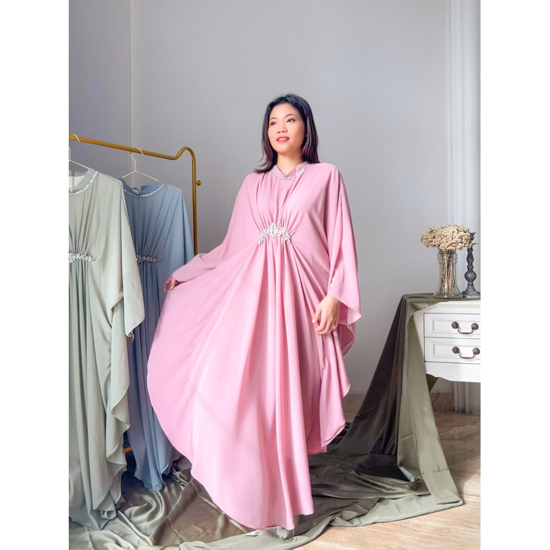 Yarazia - Soraya Kaftan Premium Dress Pink Muslim
