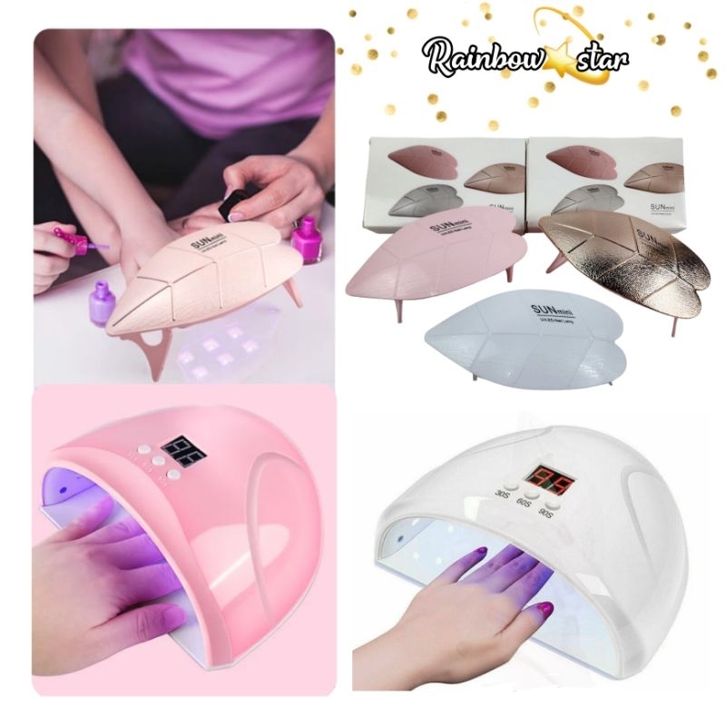 UV Led Nail Lamp Portable  Pengering Kutek Gel Nail Art Manicure Lampu