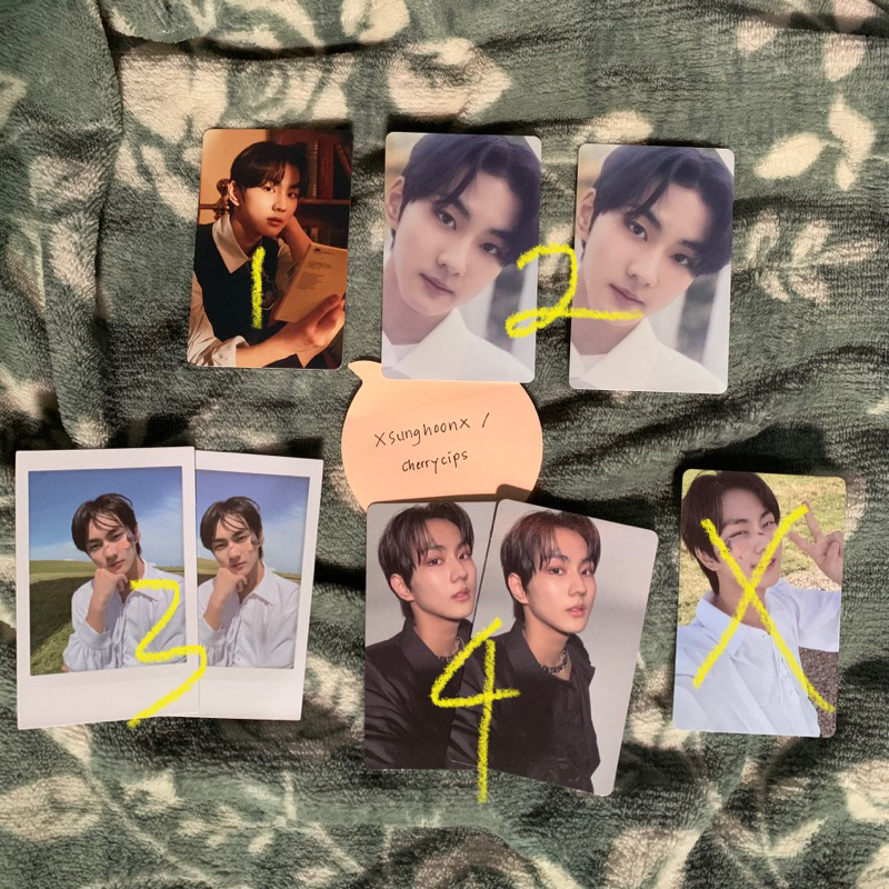 PHOTOCARD POLAROID JUNGWON ENHYPEN YET NO HAKANAI