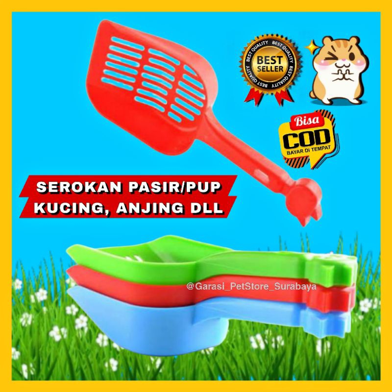 GPSS- Serokan Pasir Kucing Anjing Kelinci Sekop Pasir Kucing Serokan Kucing Sekop Kucing Sekop Pasir Anjing Serok Pasir Kucing Litter Box Kucing Pasir Pup Kucing Tempat Pup Kucing Tempat Pup Anjing Toilet Kucing Toilet Anjing Popok Hewan Sekop Pup