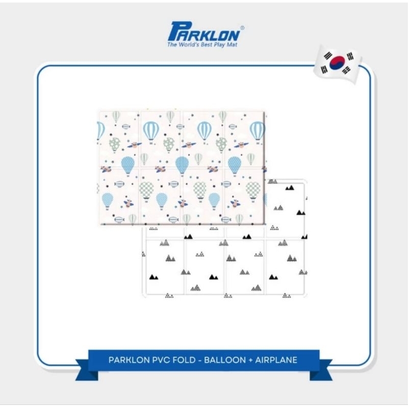 Parklon PVC Fold Playmat XL (230 x 140 x 1.2 cm) - Playmat Lipat Bayi &amp; Anak