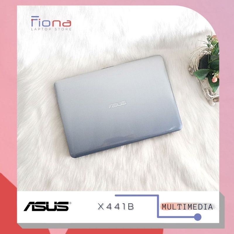 Asus X441B AMD A9 14 Inch Warna Silver