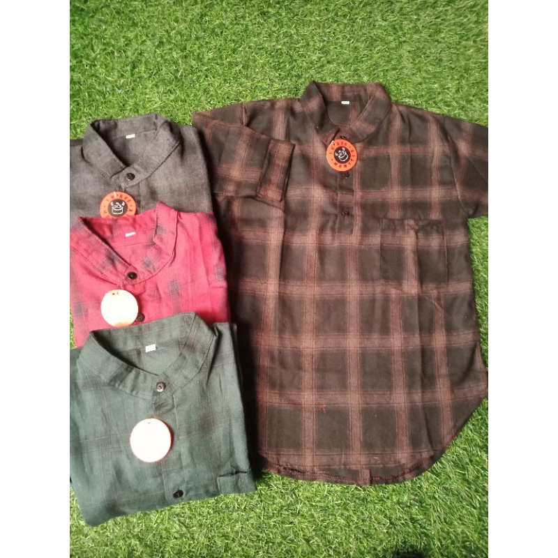 1-8thn ATASAN KOKO KURTA ANAK FANEL BAJU LEBARAN NGAJI