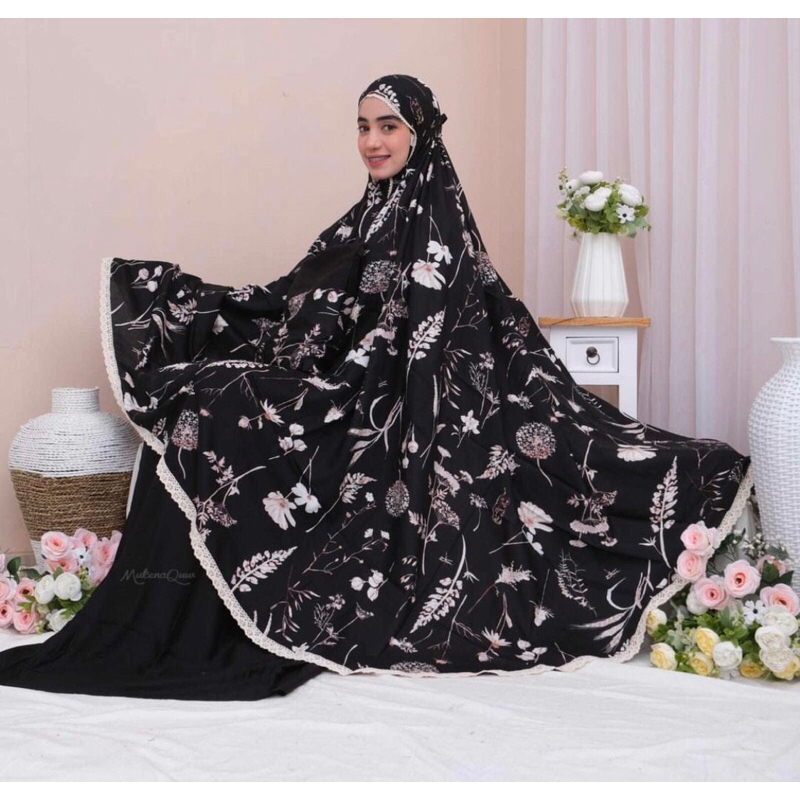 mukena rayon bahan twill premium