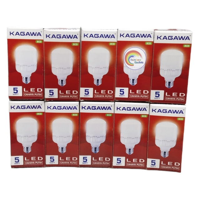 Paket 10 Pcs Kagawa ECO Lampu LED Capsule 5 Watt