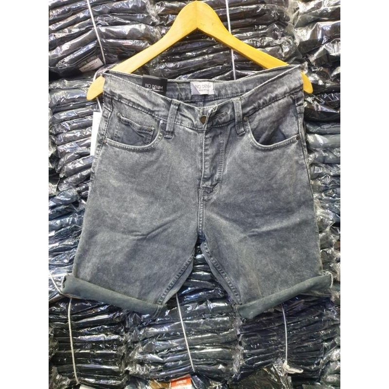 Celana Pendek Jeans Pria, Celana Pendek Pria Stretch