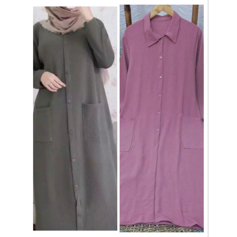 CSYN/ MERCY GAMIS BUSUI// DRESS BEST SELLER//KRINKLE AIRFLOW