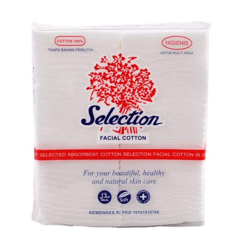 [Per Pc] Kapas Wajah SELECTION Facial Cotton 35gr