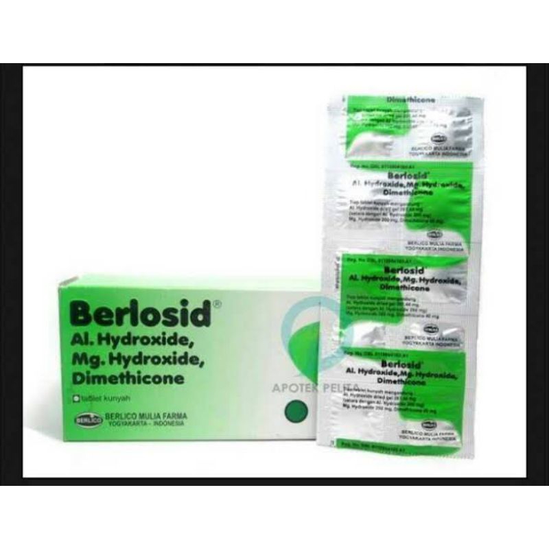 Berlosid Tablet Obat Sakit Maag | Tablet Kunyah