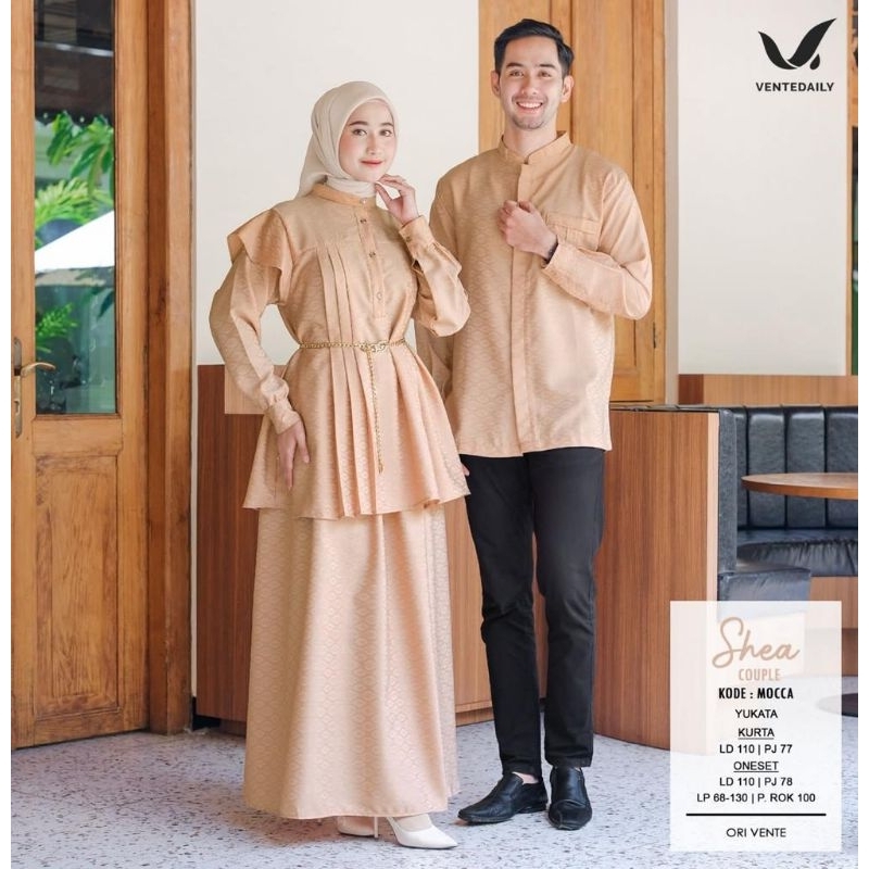 baju couple pria wanita shea by Vente daily