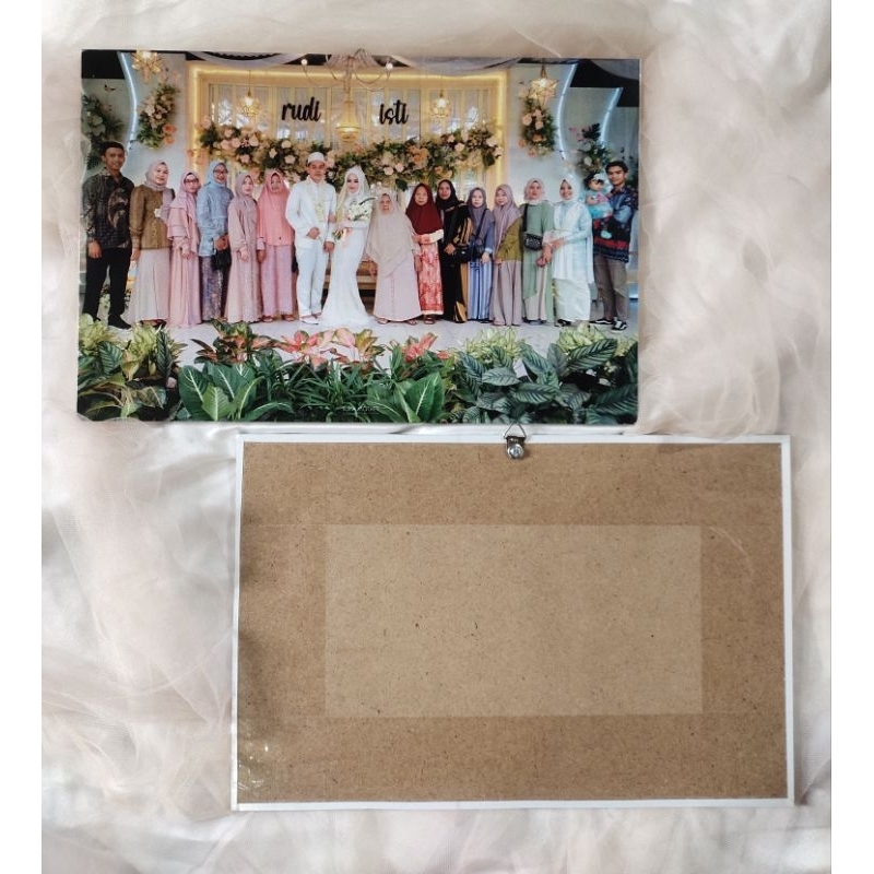 Cetak Foto Custom Frame MDF 10R 12R 6mm