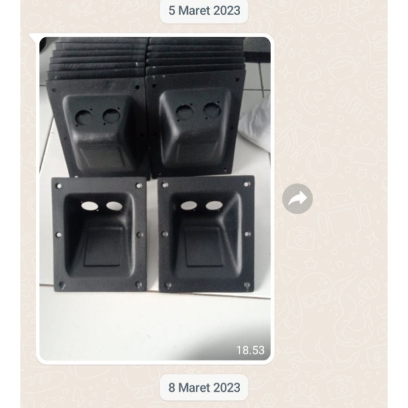 plat speacon besi cekung plat tebal