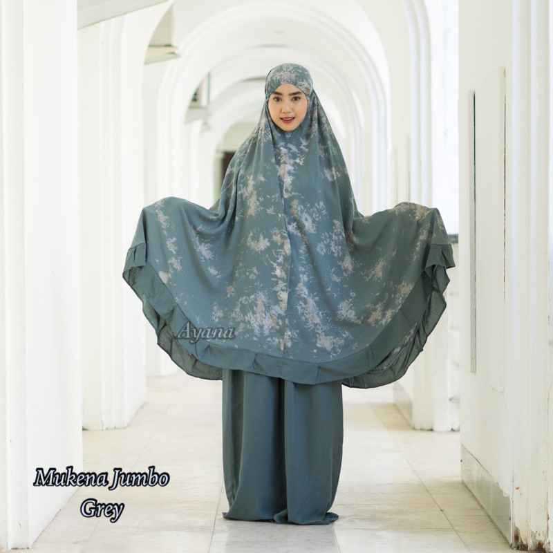 Mukena Bali Jumbo Smoke Tiedye