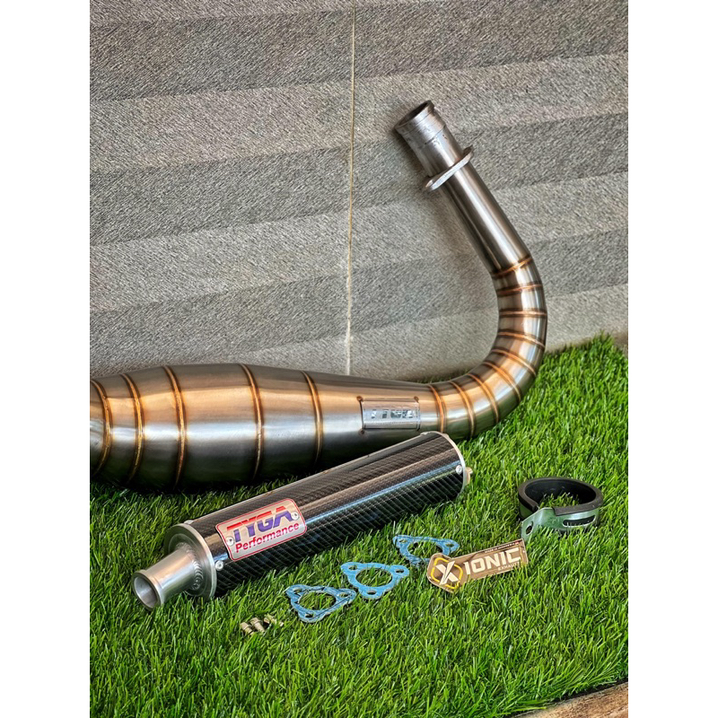 Knalpot RX KING Kolong Repsol Tyga Performance Carbon