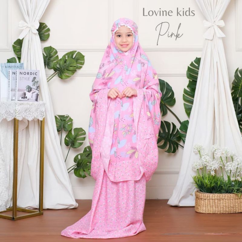 Mukena Anak Lovine Bahan Rayon