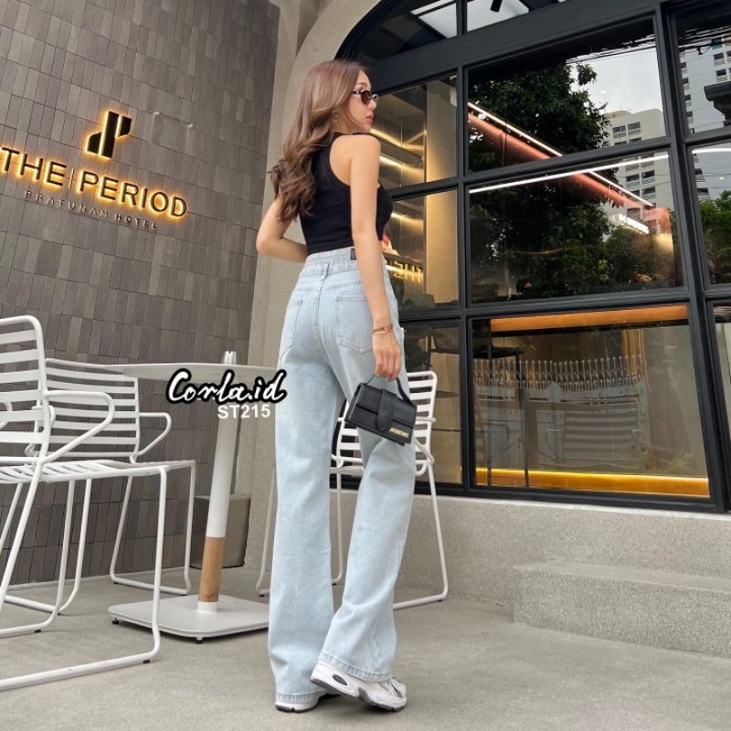 Highwaist Kulot Jeans Wanita SOBEK - RELAX RIPPED FURING JEANS - CELANA LEVIS WANITA MODEL KOREA - CELANA JEANS HIGHWAIST RIPPED LEVIS SOBEK CELANA JEANS JEANS KULOT SOBEK HIGHWAIST