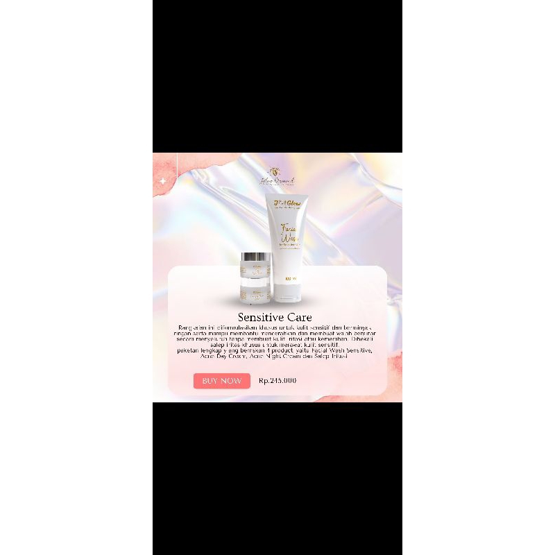 JGlow Paket Sensitif