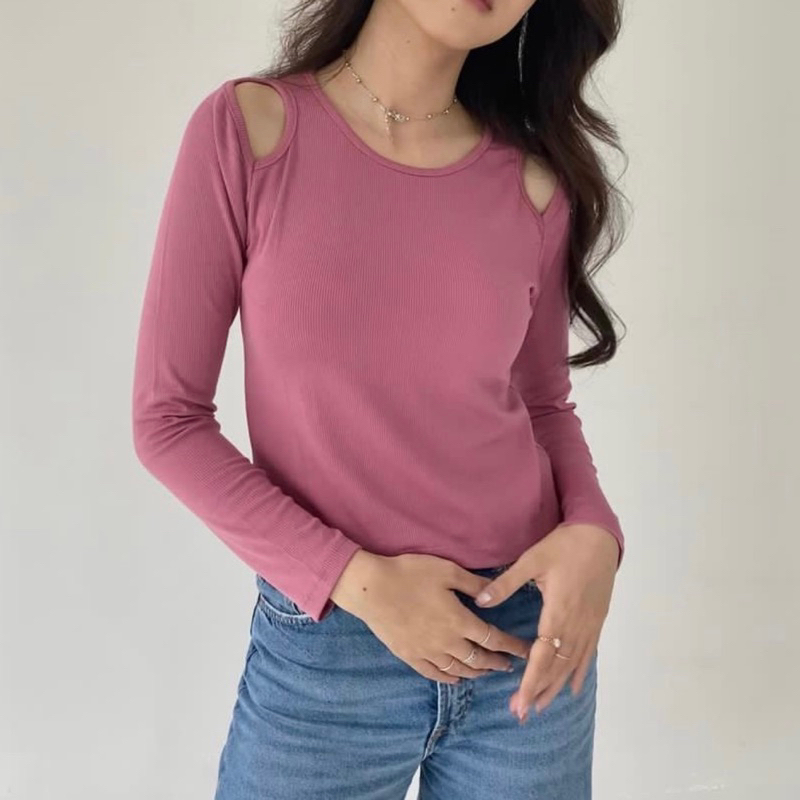 lookatmeofficial • Rebecca Atasan Crop Top Rib Premium-501