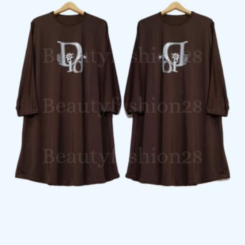 Tunik Atasan Wanita dress Jumbo/Fashion wanita muslimah Spandek Balon NON busui