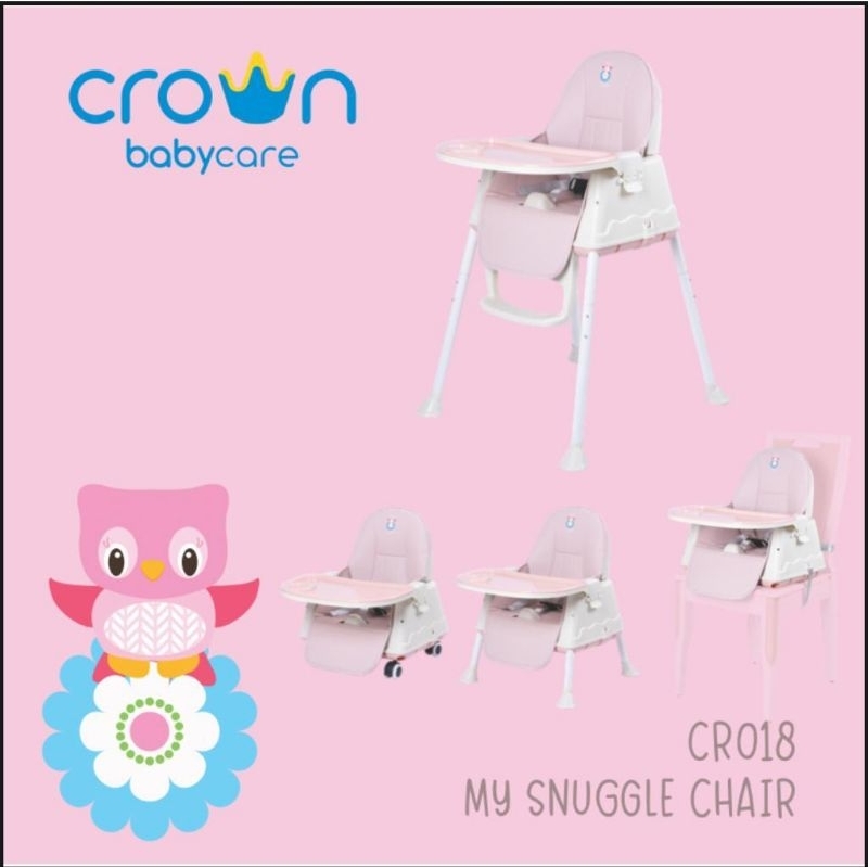 NEW!! CROWN - My Snuggle Baby Highchair CR018-Kursi Makan Bayi