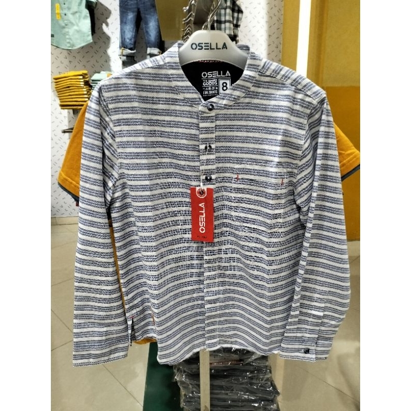 Osella Baju Kemeja Anak Laki Laki Lengan Panjang Cotton