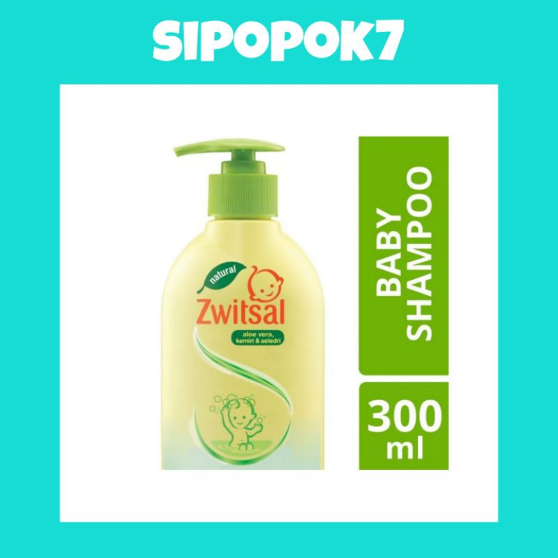 zwitsal baby shampoo 300ml natural aloe vera kemiri dan saledri 300ml